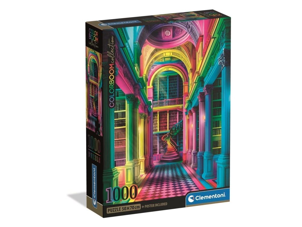 Cle Puzzle 1000 Compactcolorboom Athenaeum 37062