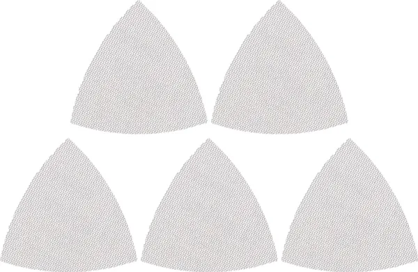 Bosch Expert M480 Net - Sandpapirsark - for plastik, blødtræ, hardwood, fineret træ, gipsplade, mal på træ - 5 stykker - delta - kornstørrelse: P240 - 93 mm