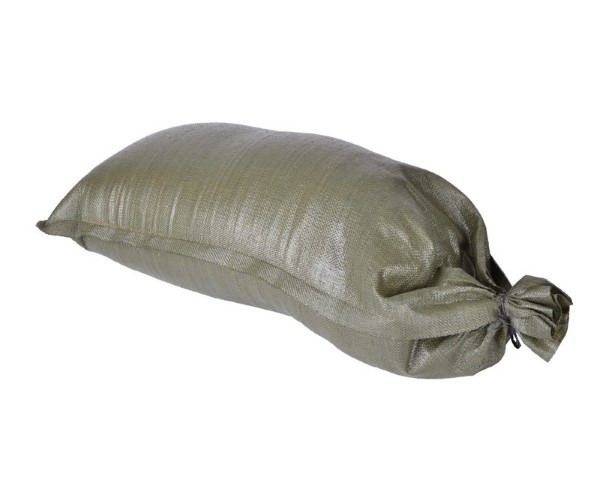 Sandsæk, nylon, 40x75 cm grøn  Trolla