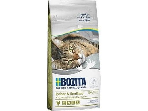 Bozita Indoor & Sterilised Chicken Kattmat 10Kg