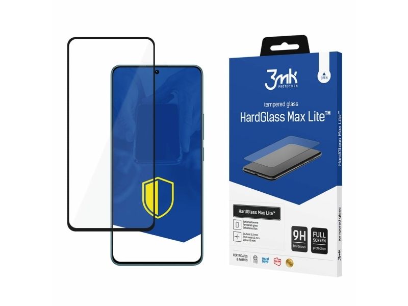 3MK 3mk hærdet glas HardGlass Max Lite til Redmi Note 13 4G, sort