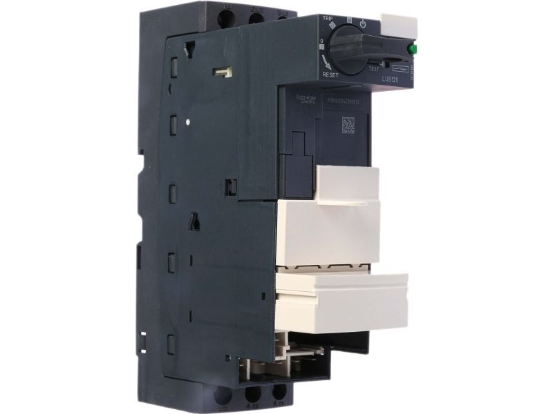 SCHNEIDER ELECTRIC TeSys motorstartmodul U, grundmodul 32A 3polet + 1NO + 1NC -Adskiller og kontaktor. Uden klemmer