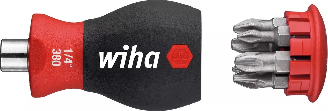 Wiha Bitsskruetrækker-Tumling med 6 bits, PH/PZ
