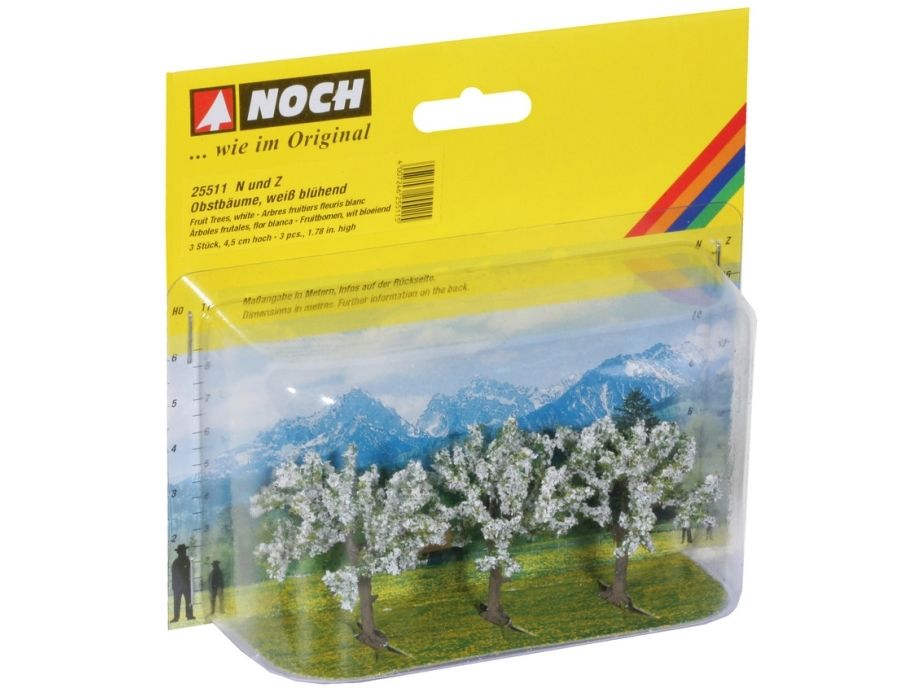 NOCH 25511, Landskab, Alle mærker, 3 stk, 45 mm, Model Railways Parts & Accessories