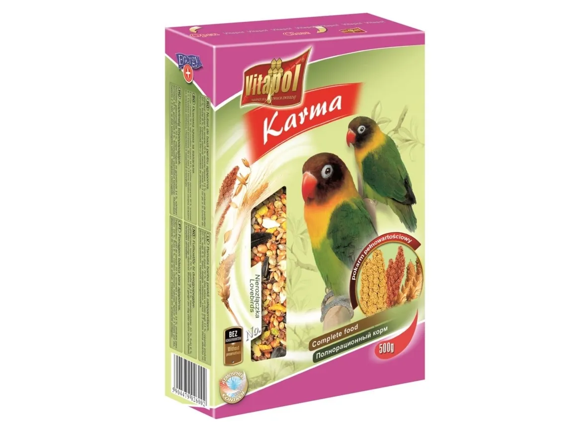 Vitapol zvp-2600, Frön, 500 g, Lovebird | Sällskapsdjur - Fågel - Fågel mat | GameStuff