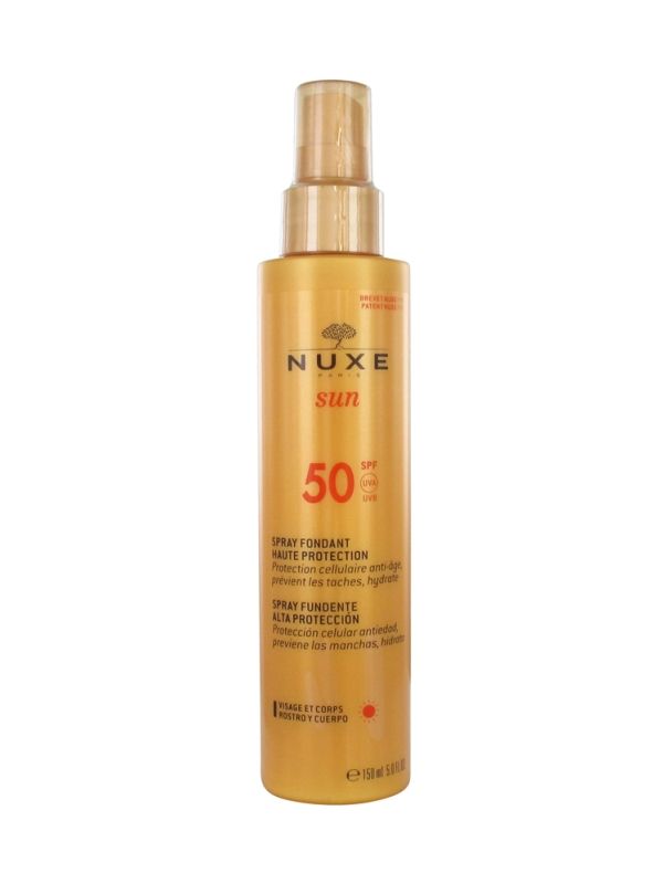 Nuxe Sun Spray Fondant High Protection Spf 50 150 Ml