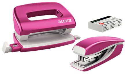 Hæftemaskine & Hulapparat Sæt Wow Mini Nexxt Wow Mini Blister Pink