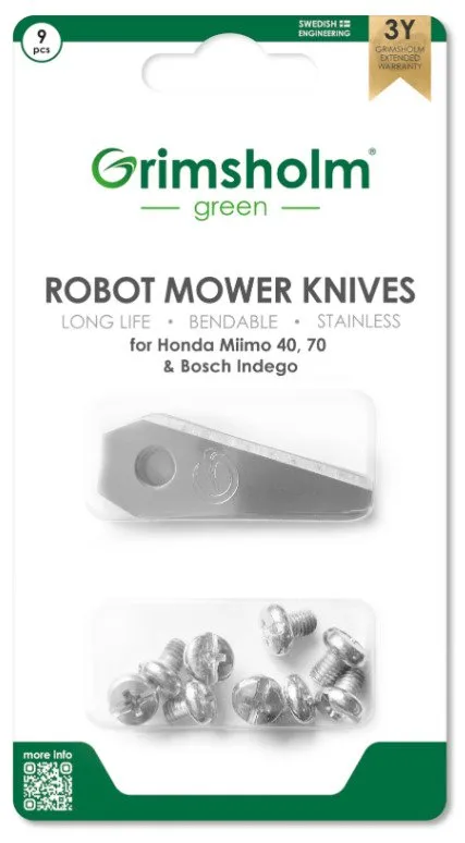 Grimsholm Peiliukų kompl. Bosch Indego 9 vnt.