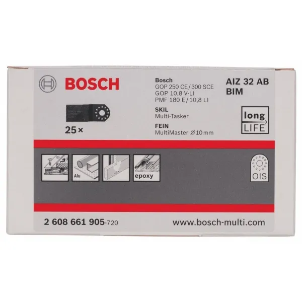 Bosch SÄKERHETSKLAMMA AIZ32AB L:50MM BULK METAL BIM | Elverktyg - Sågblad - Övriga Sågblad | GameStuff