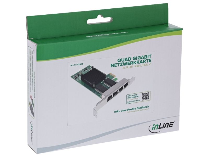 Inline 51127D, Pci Express, Taiwan, 0 - 55 °C, -40 - 70 °C, 0 - 90%, Windows 10, Windows 11, Windows 7, Windows 8