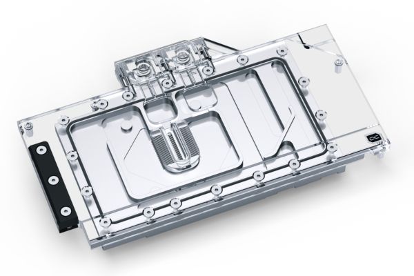 Alphacool Eisblock Aurora Acryl Gpx-N Geforce Rtx 3090 Ti Strix/Tuf Mit Backplate, Wasserblock + Rückenplatte, Acryl, Aluminium, Schwarz, Grau, Silbe
