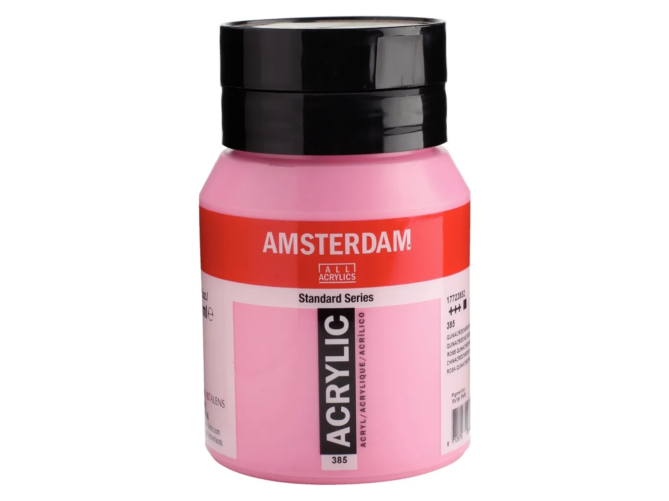 Amsterdam Standard Series Acrylic Jar Quinacridone Rose Light 385