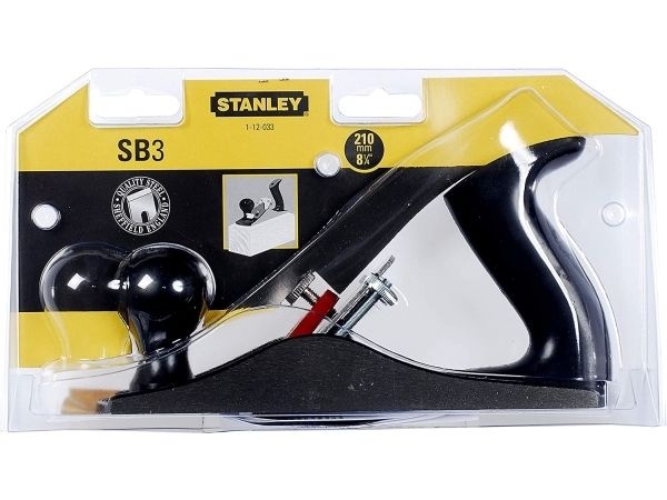Stanley 1-12-033, Blockhyvel, Kolstål, Strykjärn, Polypropylen (PP), Svart, Rostfritt stål, 4,4 cm, 240 mm, 8,3 cm | Verktyg & Verkstad - Handverktyg - Hyvel | GameStuff