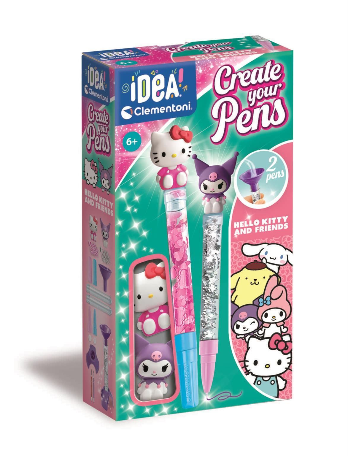 Clementoni Create Your Pens: Hello Kitty & Kuromi