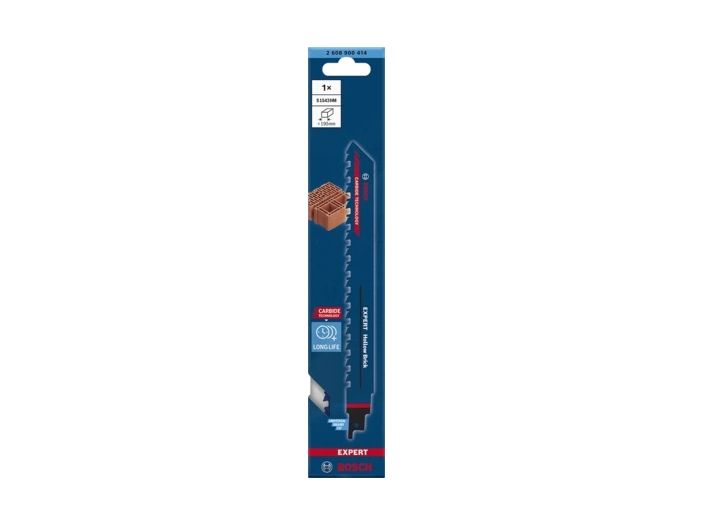 Bosch 2 608 900 414, Säbelsägeblatt, Mauerziegel, Hartmetall, Blau, Rot, 19 Cm, 1,27 Cm
