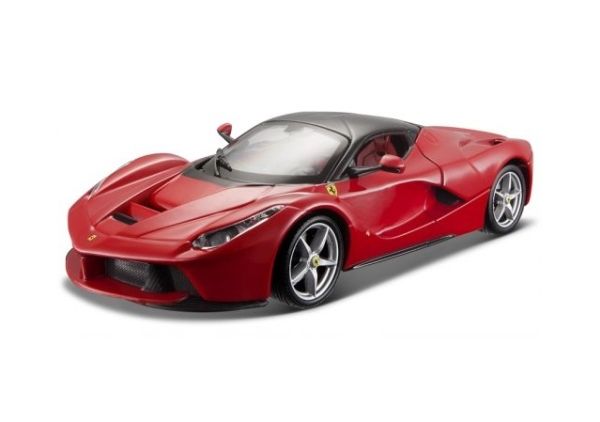 BBURAGO Ferrari LaFerrari, Sportsbil model, Formonterede, 1:24, Ferrari LaFerrari, Ethvert køn, Metal, Plast