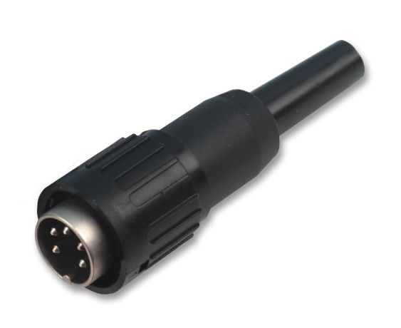 Amphenol T 3424 501, 5 A, 300 V, Lige, Hanstik, Nikkel, IP40