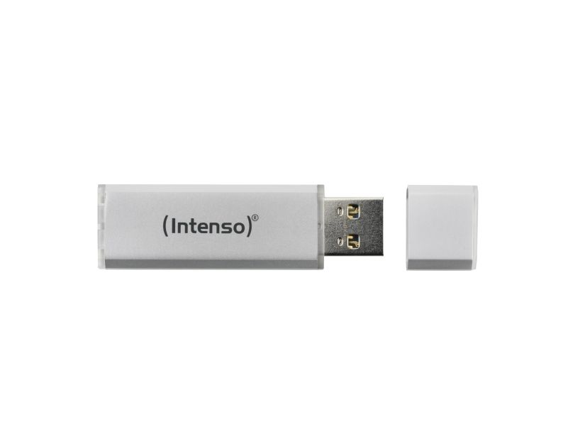 Intenso Alu Line - Usb Flashdrive - 8 Gb - Usb 2.0 - Sølv