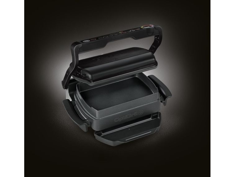 Tefal Optigrill+ Snacking&Ampbaking Gc714834 - Grill - Elektrisk - 600 Cm2 - Sort