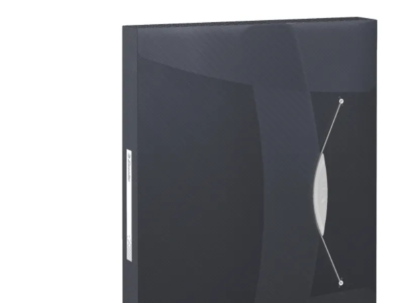 Esselte - Boxfil - för A4 (210 x 297 mm) - kapacitet: 350 ark - transparent, intensivsvart | Arkivering - Binders - Övriga | GameStuff