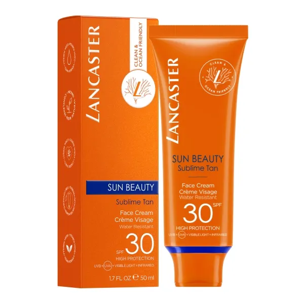 Lancaster Lancaster Sun Beauty Ansiktskräm SPF30 Solskyddsmedel 50ml | Hudvård - Solprodukter - Kroppsvård | GameStuff
