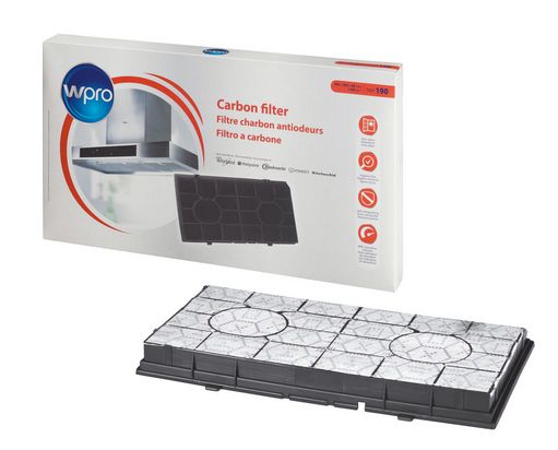 Whirlpool 484000008578, Emhætte, filter, Sort, Hvid, 485 mm, 270 mm, 48 mm, 1 stk