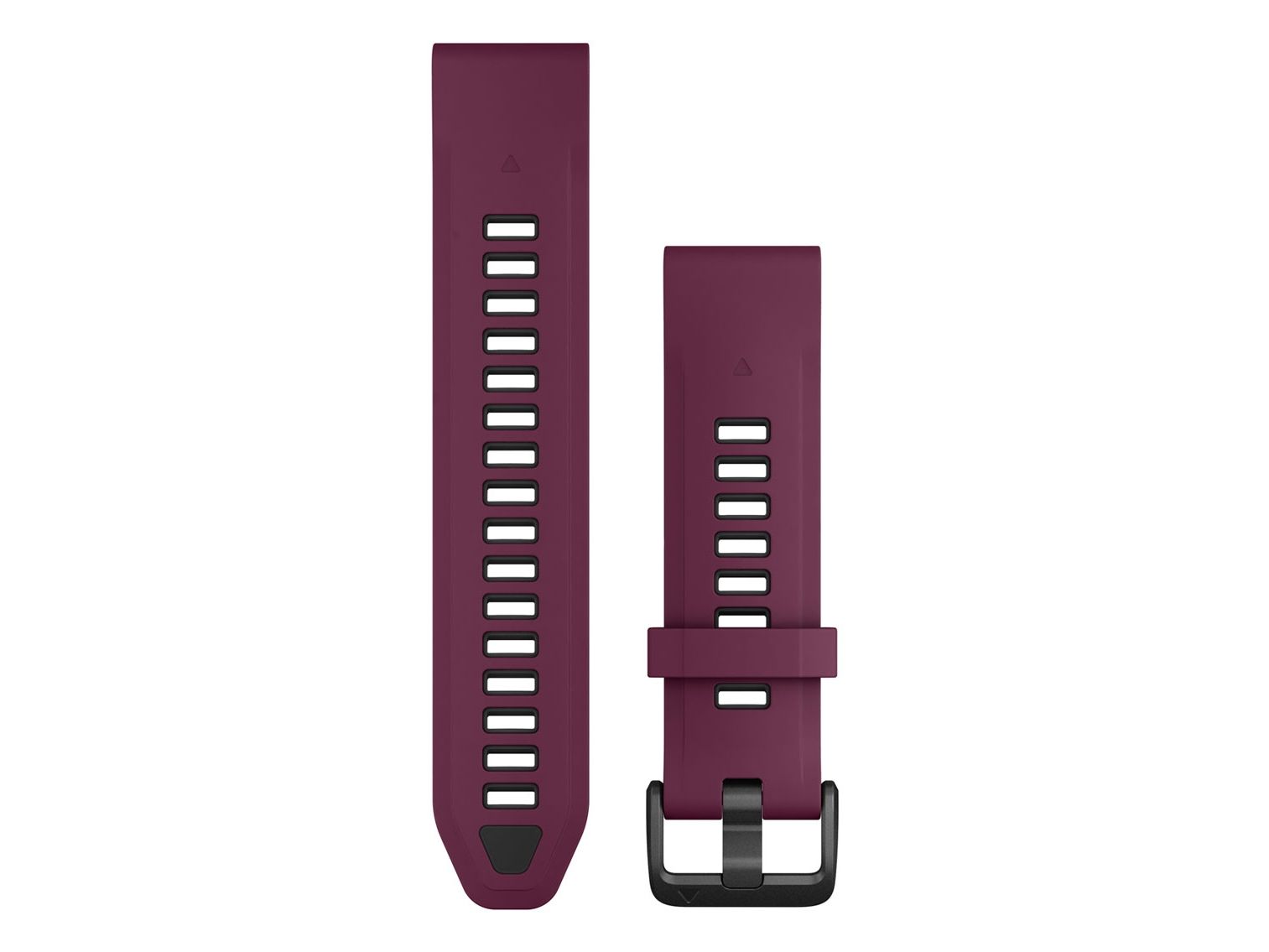 Garmin Quickfit, Band, Smartwatch, Graphit, Rot, Garmin, Approach S70 - 42 Mm, D2 Delta S, Descent Mk2s, Descent Mk3 - 43Mm, Descent Mk3i – 43 Mm, Ep