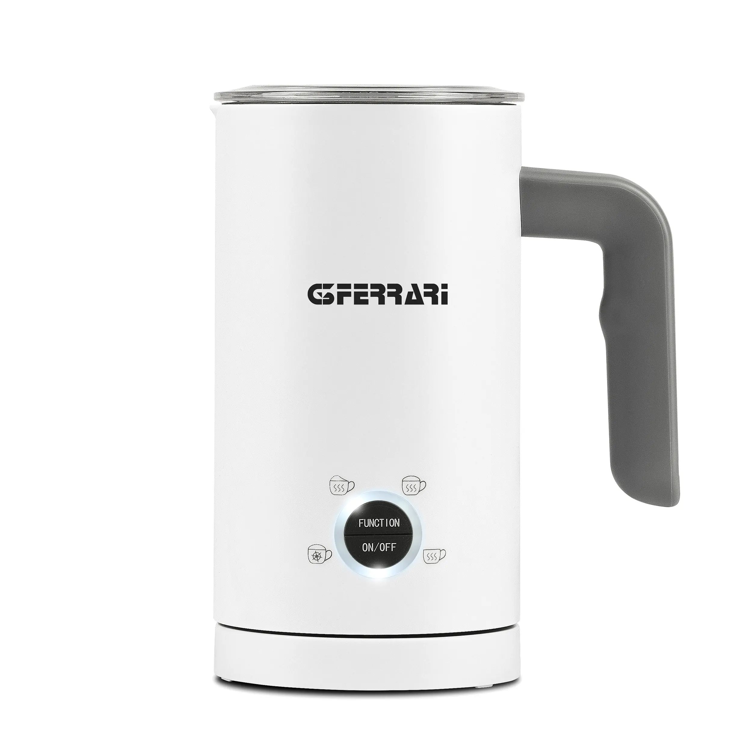 G3 Ferrari G10173, Automatisk mj&ouml;lkskummare/v&auml;rmare, Gr&aring;, Vit, 250 ml, 300 ml, Knappar, AC