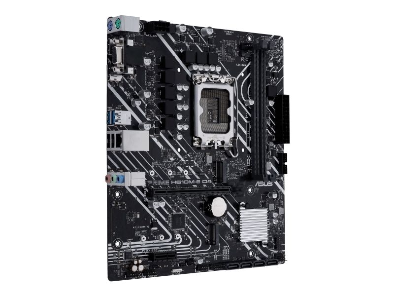 Asus Prime H610m-E D4-Csm, Intel, Lga 1700, Intel Celeron , Intel Core I3, Intel Core I5, Intel Core I7, Intel Core I9, Intel Pentium , Ddr4-Sdra