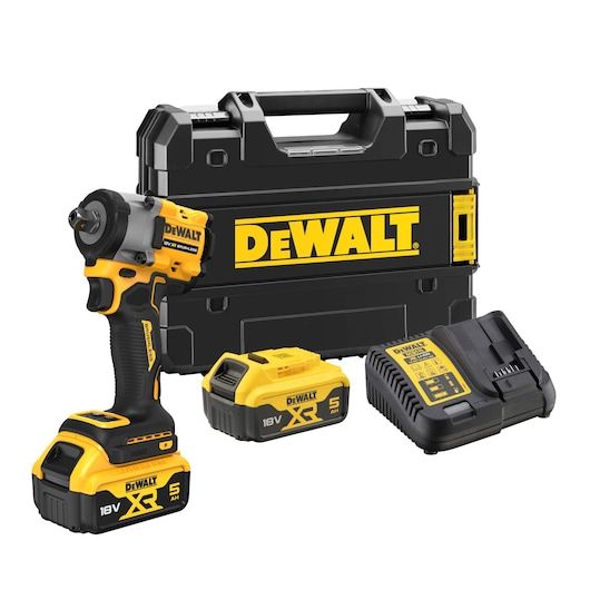 DEWALT DCF922P2T-QW mutterdragare 18 V 610 Nm 1/2, 2x5,0 Ah