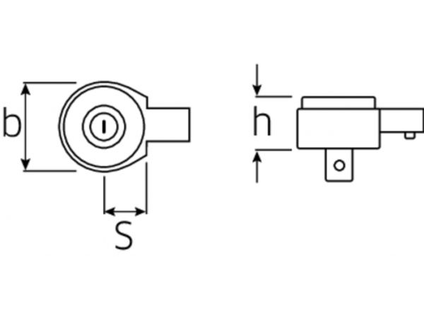 STAHLWILLE 735/20, 14.18 mm, 1 stk, Sort, Rustfrit stål, Sort, 1/2, Tyskland