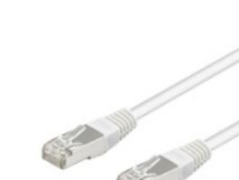 Goobay Netværkskabel CAT 5e, SF/UTP, hvid, 50 m kobberbeklædt aluminiumleder (CCA)