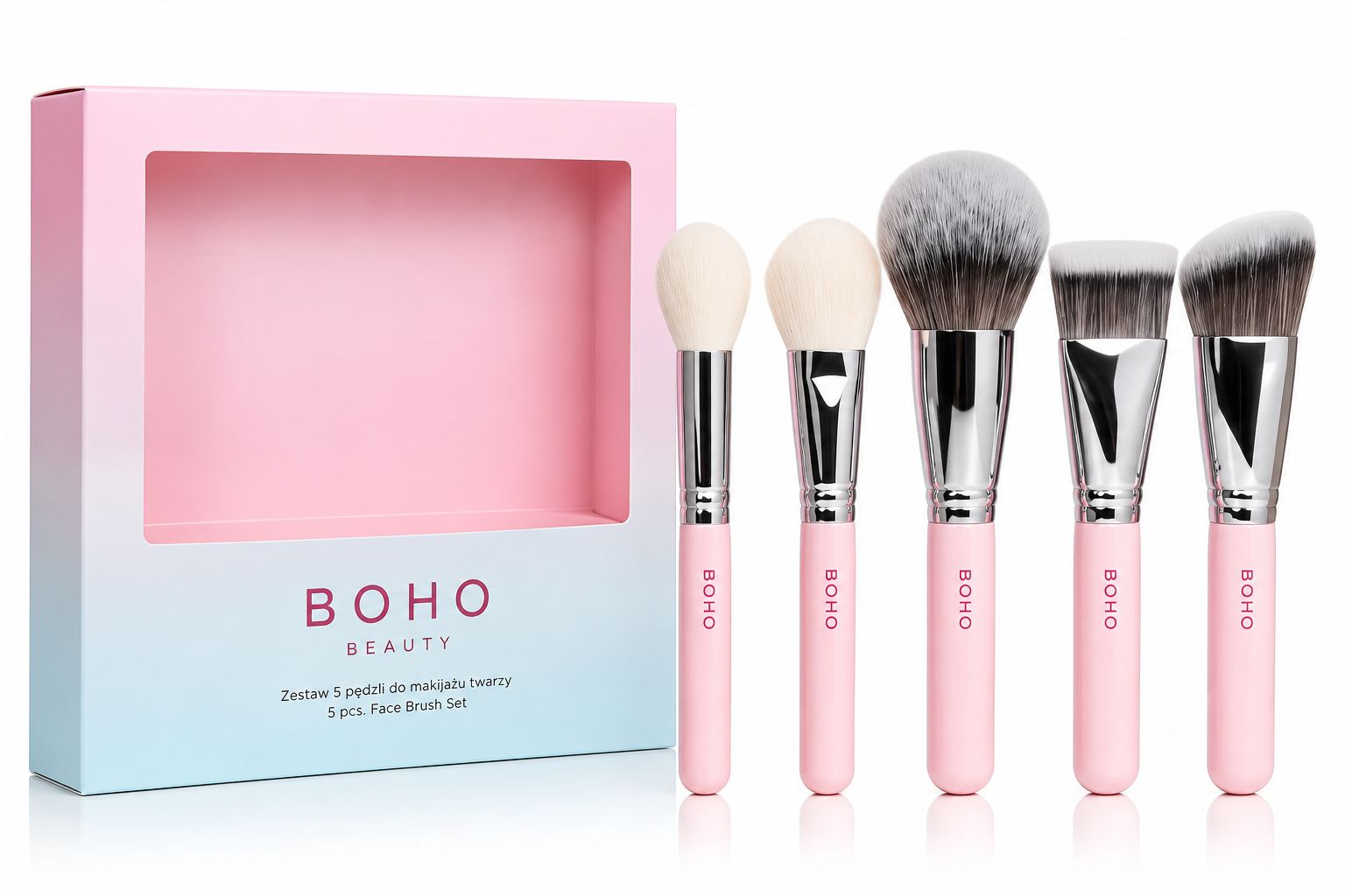 MAC Boho Love farvesæt (5 ansigtsbørster)