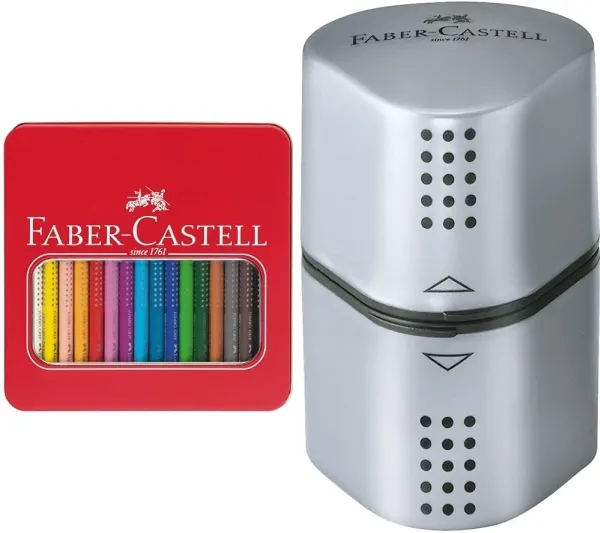 Faber-Castell Jumbo GRIP - Färgpenna - sorterade intensiva färger - 3.8 mm (paket om 16) | Skrivredskap - Blyertspennor & pencils - Stiftpennor | GameStuff