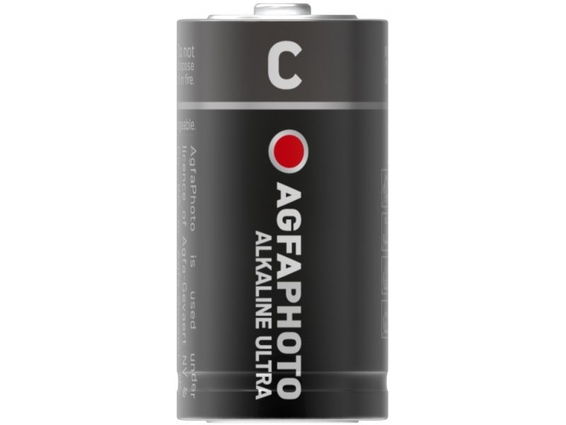AgfaPhoto Ultra LR14 C-batteri R14 alkaline-mangan 1,5 V 2 stk