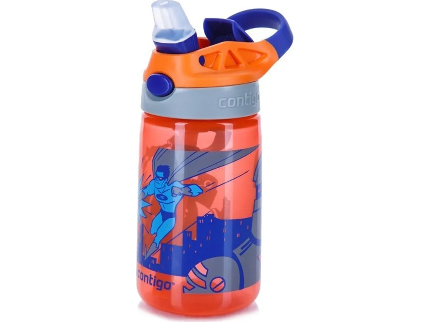 Contigo Gizmo flip Nect superhero, 420ml - AUTOSPOUT - Drikkeflaske