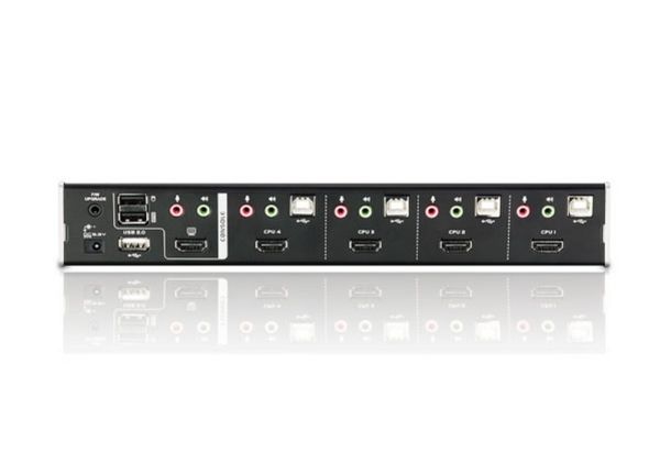 Aten Cubiq Cs1794 Usb 2.0 Hdmi Kvmp Switch - Kvm / Audio / Usb Switch - 4 X Kvm / Audio / Usb - 1 Lokalbruger - Desktop