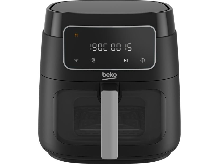 Beko Schwarz Heißluftfritteuse Frl3374b Sichtfenster 7,6L 1750W 8 Programme - Image 2