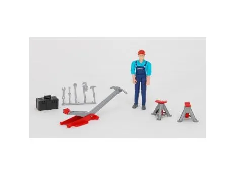 Bruder Figure set garage equipment toy | Andra leksaksmärken - Bror | GameStuff