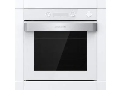 Gorenje Essential BOS6737E13X - Ovn - med dampfunktion - til indbygning - niche - bredde: 56 cm - dybde: 55 cm - højde: 59 cm - med selv-rengøring - Klasse A - rustfrit stål