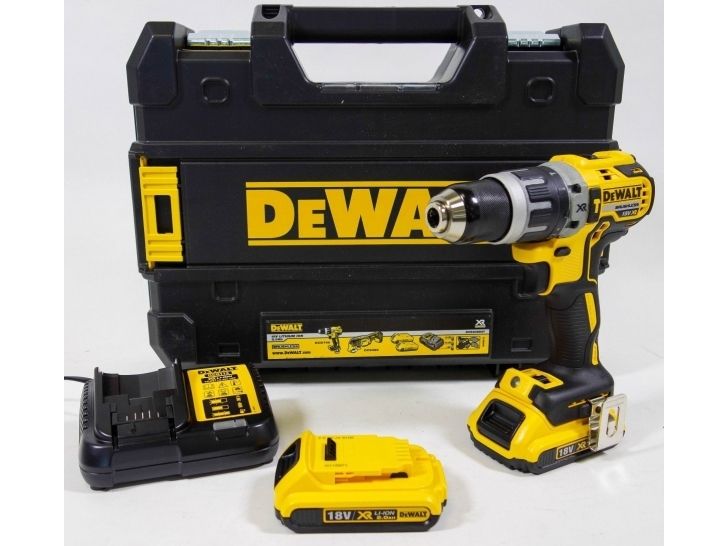DeWALT DCD796D2-QW - Slagborr/skruvdragare - sladdl&ouml;s - 2 hastigheter - nyckell&ouml;s chuck 13 mm - 70 N&middot;m - 2 batterier - 18 V