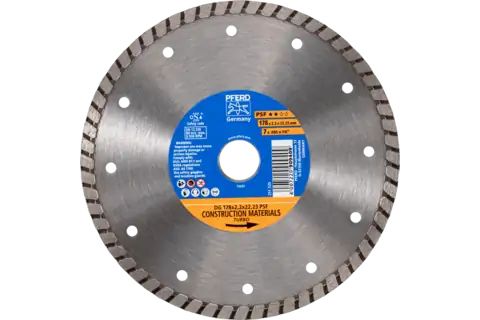 Pferd Diamond Cut-Off Wheels For The Construction Industry, Type With Continuous Rim Psf, Stahl