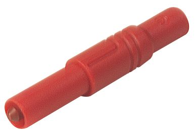 Hirschmann 934097101, Rød, Nikkel, 1000 V, 24 A, CE, 4 mm
