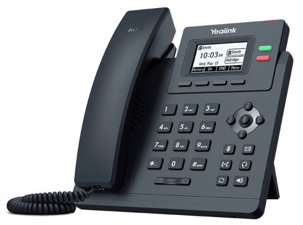 Yealink Sip-T31g, Ip-Telefon, Grau, Kabelgebundenes Mobilteil, Tisch/Wand, 2 Zeilen, 1000 Eintragungen