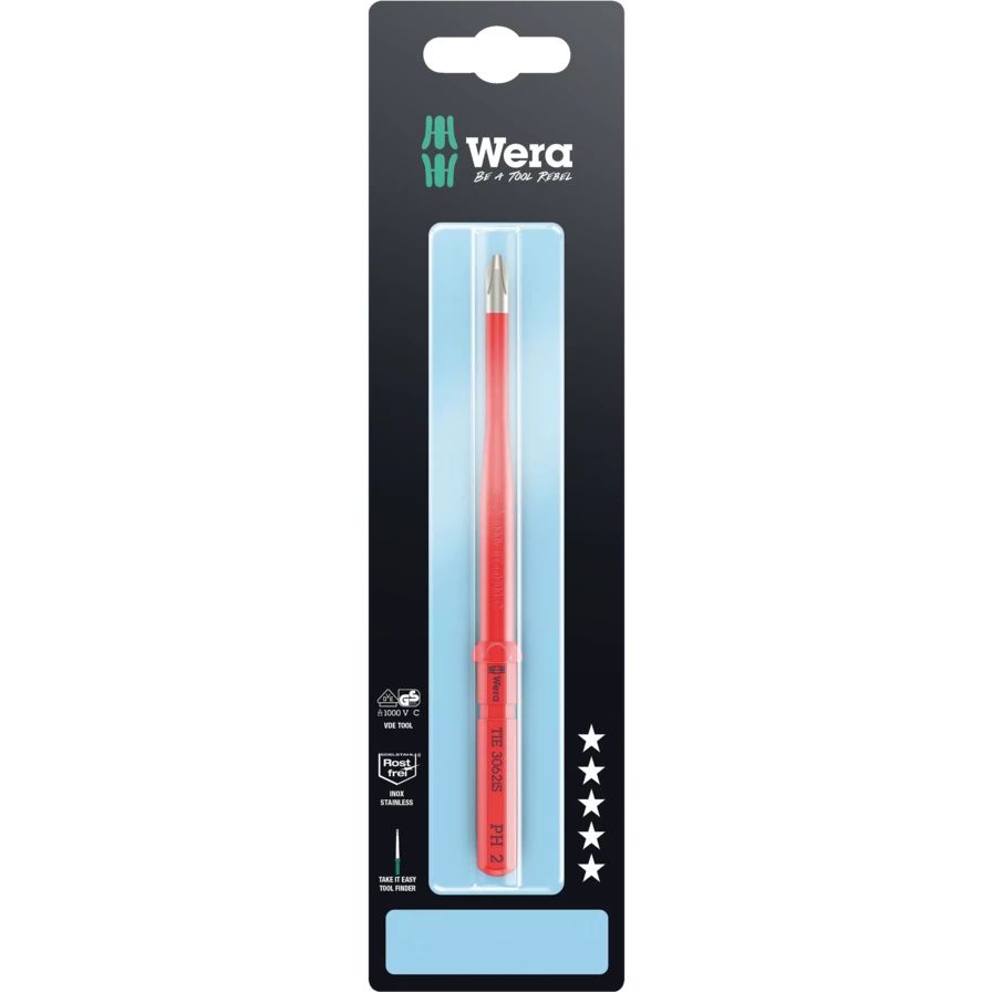 Wera Take It Easy, 1 Stk, Flad, 157 Mm