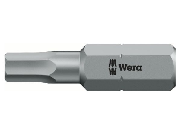 Wera 840/1 Z Bits, 1 stk, Hexadecimal (metrisk), 1,5 mm, 25 mm, 4 g, 25,4 / 4 mm (1 / 4)