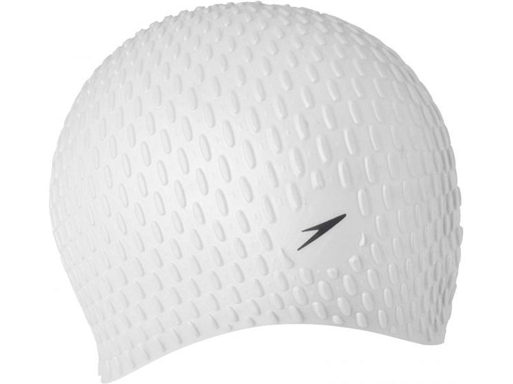Speedo Herren Weiß Badekappe Bubble P12 - Image 4