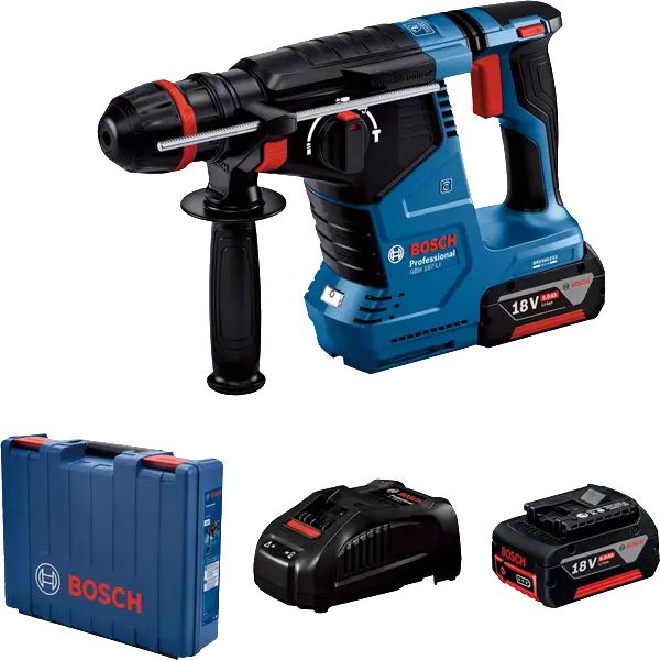Bosch GBH 187-LI, SDS Plus, Svart, Blå, Borstlös motor, 2,4 cm, 980 RPM, 980 RPM