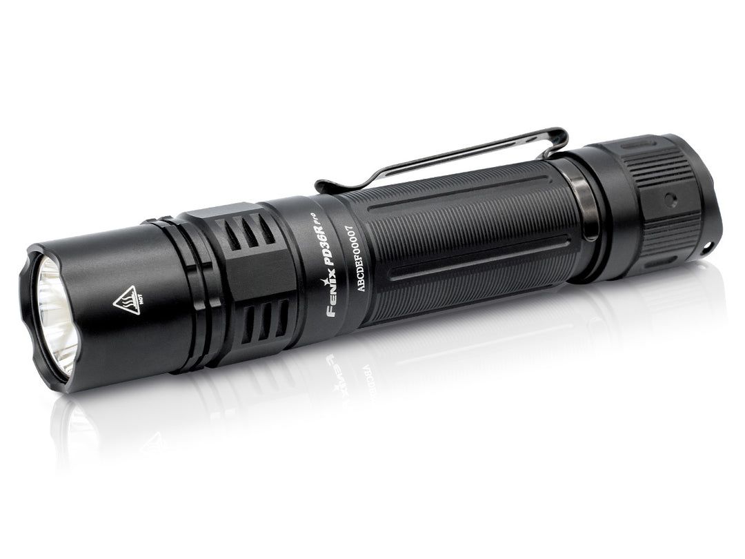 Fenix PD36PROBK, Hånd lommelygte, Sort, Aluminium, Knapper, 2 m, IP68