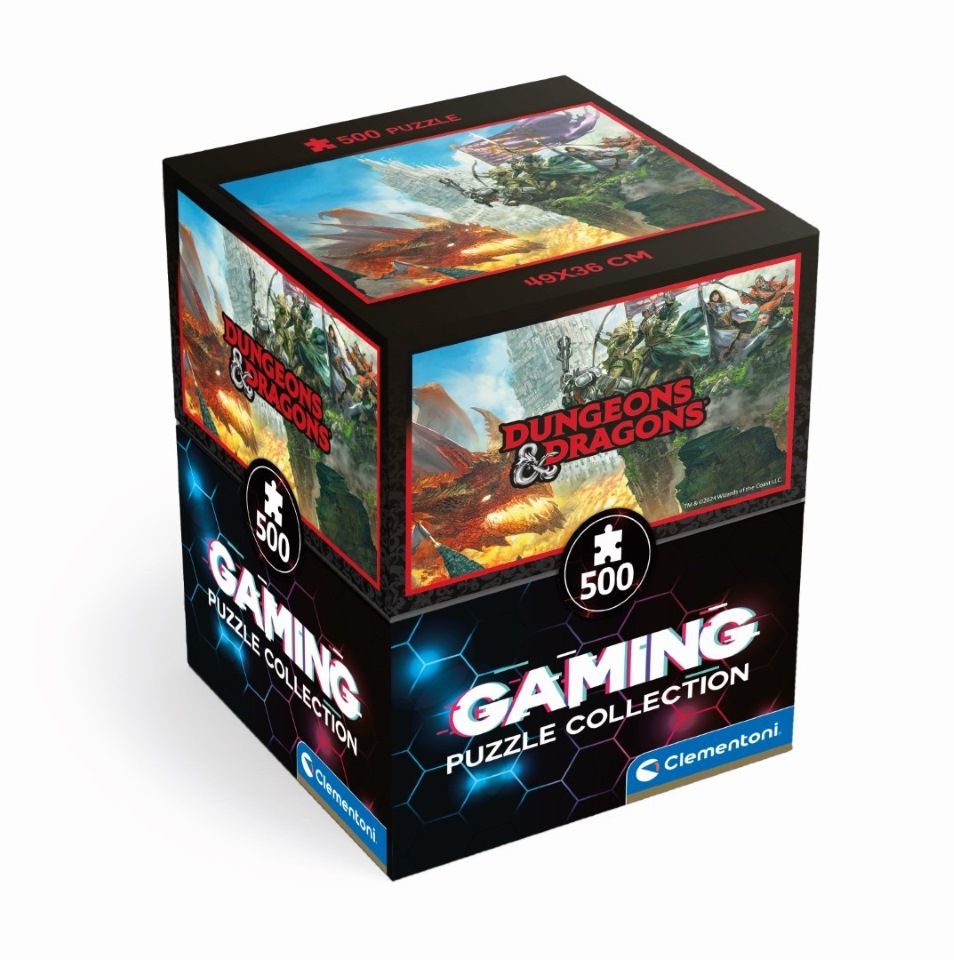 Clementoni Puzzle HQC Cube - Dungeons&Dragons 2 500 pieces 2D Puslespil